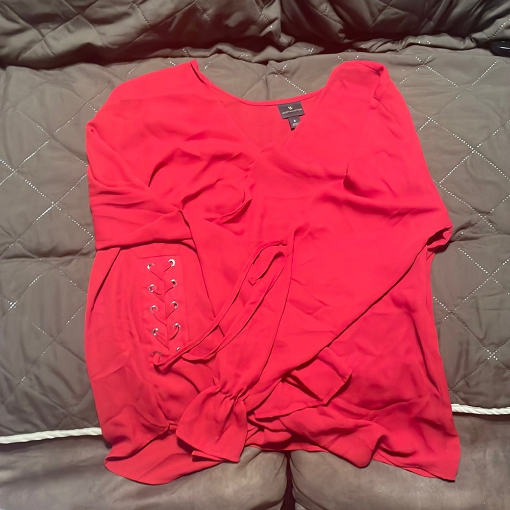 Worthington red shirt